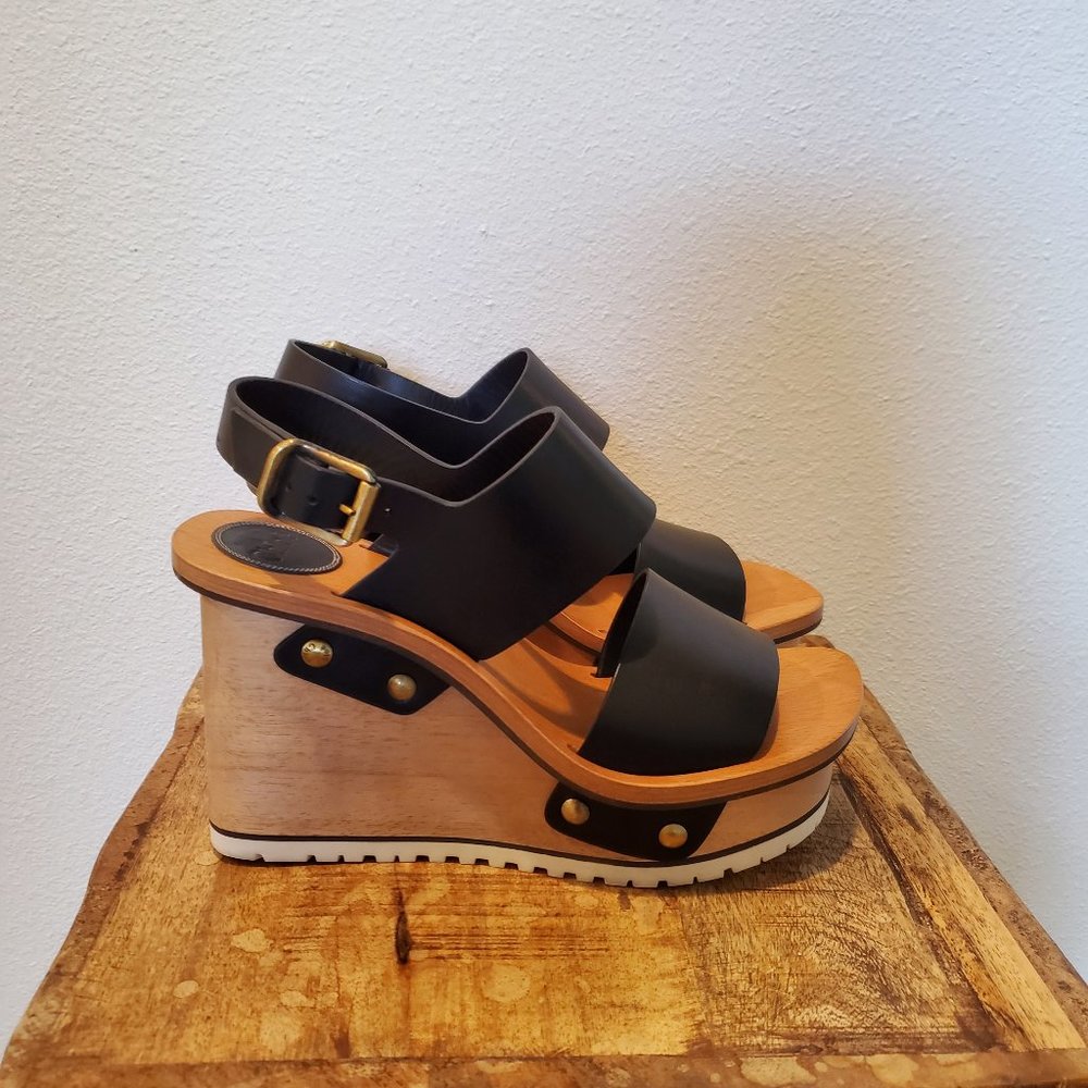 Chloe Valentine Platform Wedge Sandal